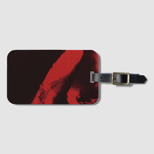 Lichtuitstralend diode Zeppelin Bagagelabel (Voorkant (horizontaal))