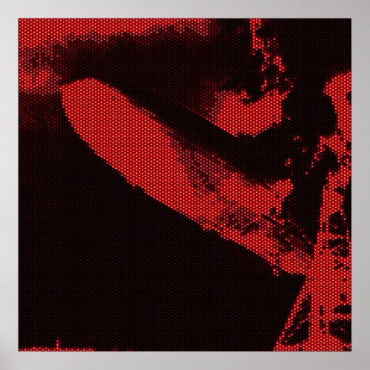 Lichtuitstralend diode Zeppelin Poster (Voorkant)