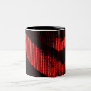 Lichtuitstralend diode Zeppelin Tweekleurige Koffiemok