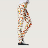 Lichtval bladeren patroon leggings (Rechts)