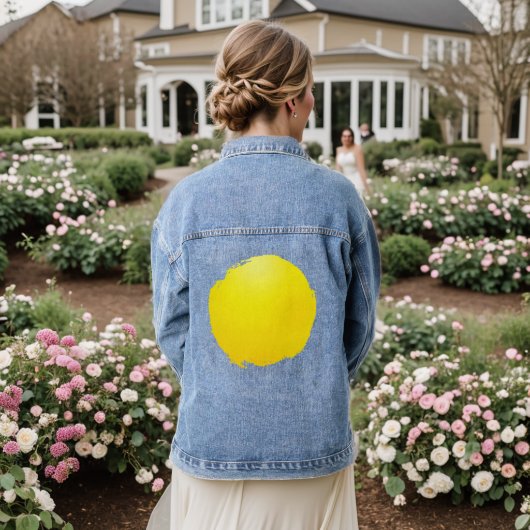 lichtverzorger denim jacket (Huwelijk Achterkant)