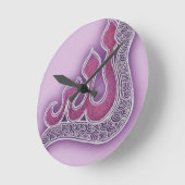 lichtviolet Allah henna Ronde Klok (Hoek)