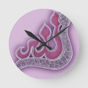 lichtviolet Allah henna Ronde Klok