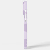 Lichtviolet Bloemen Unieke Monogram Naam initialen Case-Mate iPhone Case (Achterkant / Links)