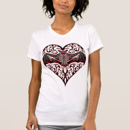 Lichtvlek rood t-shirt