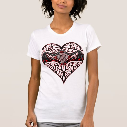 Lichtvlek rood t-shirt (Voorkant)