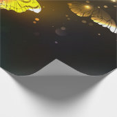 Lichtvlinder en nachtvlinder cadeaupapier (Hoek)