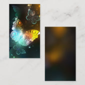 Lichtvlinder en nachtvlinder contactkaartje (Voorkant / Achterkant)