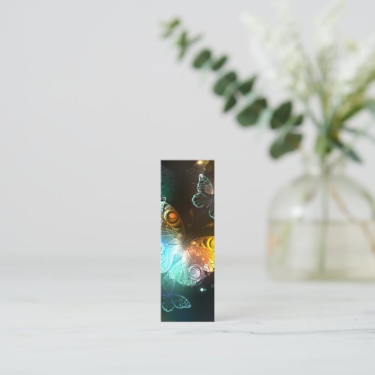 Lichtvlinder en nachtvlinder contactkaartje (Staand voorkant)
