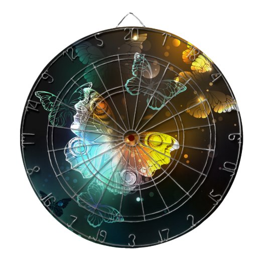 Lichtvlinder en nachtvlinder dartbord (Voorkant)