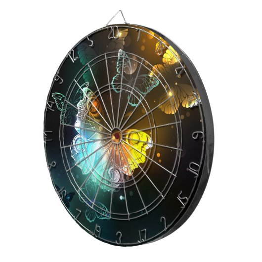 Lichtvlinder en nachtvlinder dartbord (Voorkant Rechts)