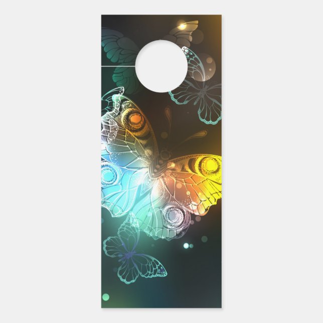 Lichtvlinder en nachtvlinder deurhanger (Voorkant)