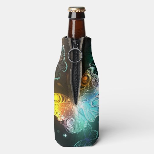 Lichtvlinder en nachtvlinder flesjeskoeler (Fles Achterkant)