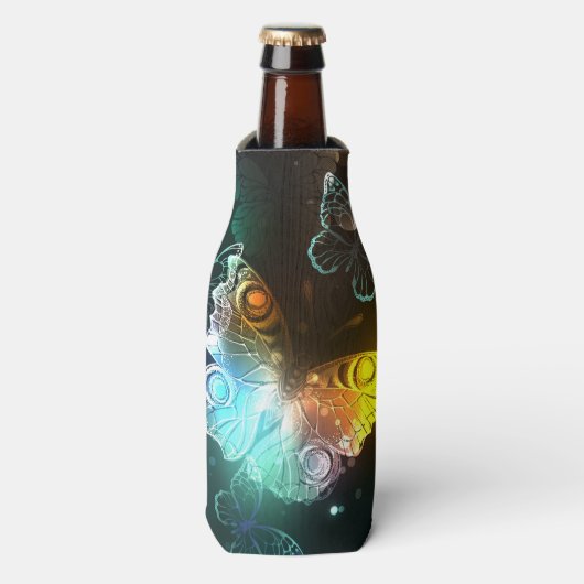 Lichtvlinder en nachtvlinder flesjeskoeler (Fles Voorkant)