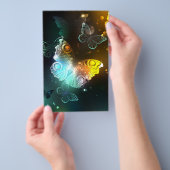 Lichtvlinder en nachtvlinder flyer (Hand)