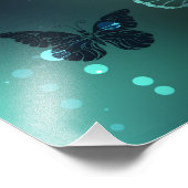 Lichtvlinder en nachtvlinder foto afdruk (Hoek)