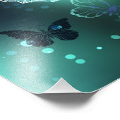 Lichtvlinder en nachtvlinder foto afdruk (Hoek)