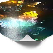 Lichtvlinder en nachtvlinder foto afdruk (Hoek)