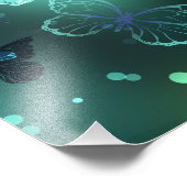 Lichtvlinder en nachtvlinder foto afdruk (Hoek)