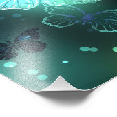 Lichtvlinder en nachtvlinder foto afdruk (Hoek)