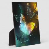 Lichtvlinder en nachtvlinder fotoplaat (Zijkant)