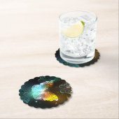 Lichtvlinder en nachtvlinder kartonnen onderzetters (Insitu)