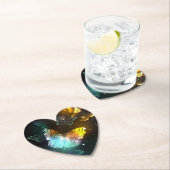 Lichtvlinder en nachtvlinder kartonnen onderzetters (Insitu)