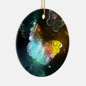 Lichtvlinder en nachtvlinder keramisch ornament (Rechts)