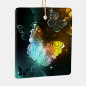 Lichtvlinder en nachtvlinder keramisch ornament (Rechts)