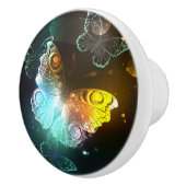 Lichtvlinder en nachtvlinder keramische knop (Rechts)