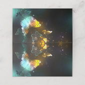 Lichtvlinder en nachtvlinder klantenkaartje (Buitenkant ongevouwen)