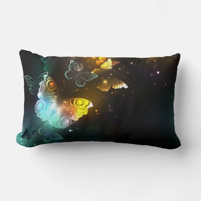 Lichtvlinder en nachtvlinder kussen (Voorkant)