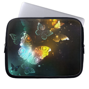 Lichtvlinder en nachtvlinder laptop sleeve
