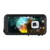 Lichtvlinder en nachtvlinder LifeProof iPhone hoesje (Achterkant (horizontaal))