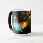 Lichtvlinder en nachtvlinder magische mok (Voorkant links)