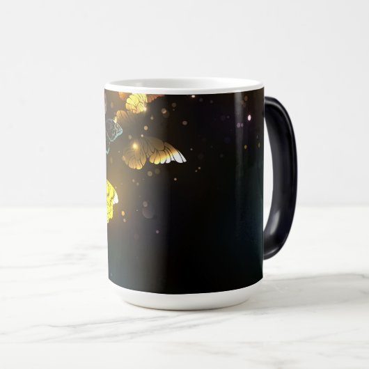 Lichtvlinder en nachtvlinder magische mok (Voorkant rechts)