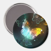 Lichtvlinder en nachtvlinder magneet (Voorkant / Achterkant)