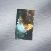 Lichtvlinder en nachtvlinder magnetisch visitekaartje (Voorbeeld)