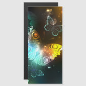 Lichtvlinder en nachtvlinder magnetische uitnodiging (Voorkant / Achterkant)