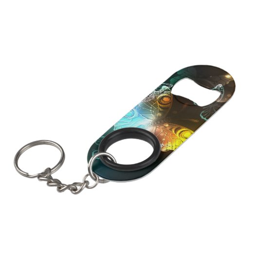 Lichtvlinder en nachtvlinder mini flessenopener (Voorkant Gekanteld)