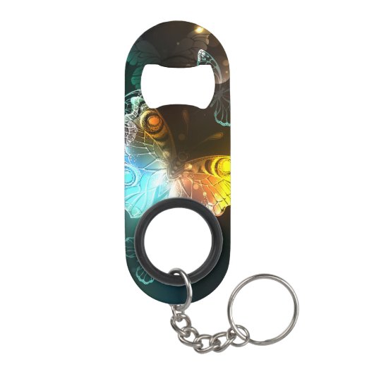 Lichtvlinder en nachtvlinder mini flessenopener (Achterkant)