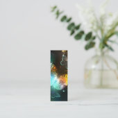 Lichtvlinder en nachtvlinder mini visitekaartje (Staand voorkant)