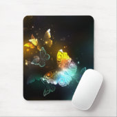 Lichtvlinder en nachtvlinder muismat (Met muis)