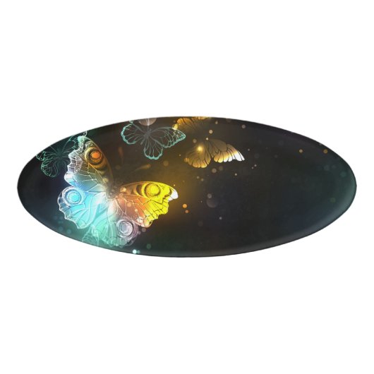 Lichtvlinder en nachtvlinder naambadge (Voorkant)