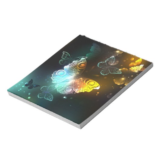 Lichtvlinder en nachtvlinder notitieblok (Linkerzijde)