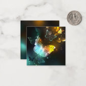 Lichtvlinder en nachtvlinder notitiekaartje (Voorkant / Achterkant in situ)