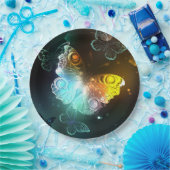 Lichtvlinder en nachtvlinder papieren bordje (Feest)