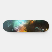 Lichtvlinder en nachtvlinder persoonlijk skateboard (Horizontaal)