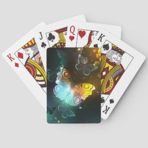 Lichtvlinder en nachtvlinder pokerkaarten