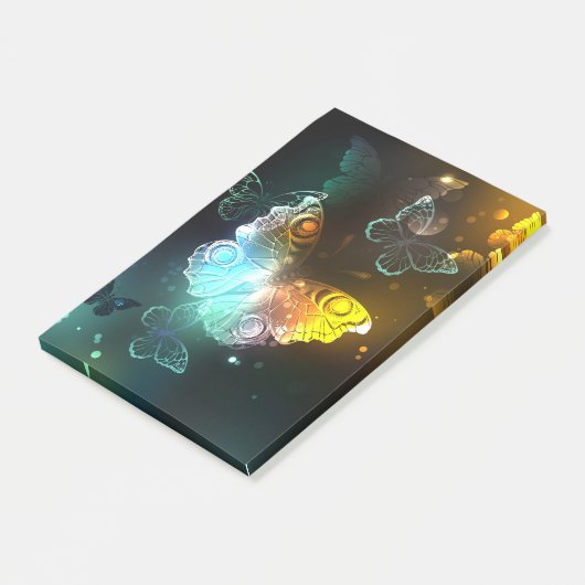 Lichtvlinder en nachtvlinder post-it® notes (Schuin)